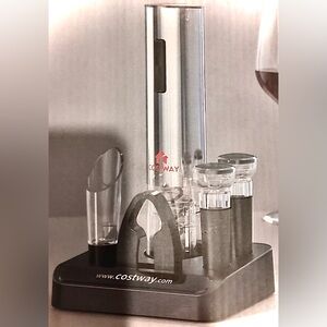 Electric 6 in 1 wine set (open, serve and preserve) new in box